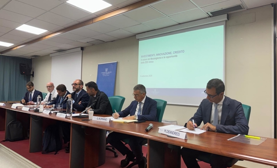 Convegno ZES di Pescara 9 settembre 2025. Il tavolo dei relatori