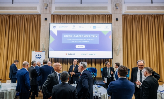 Sala evento di Praga 2025